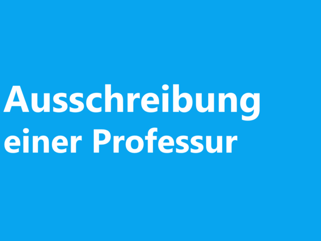 W3-Professur für Sensorsystemtechnik